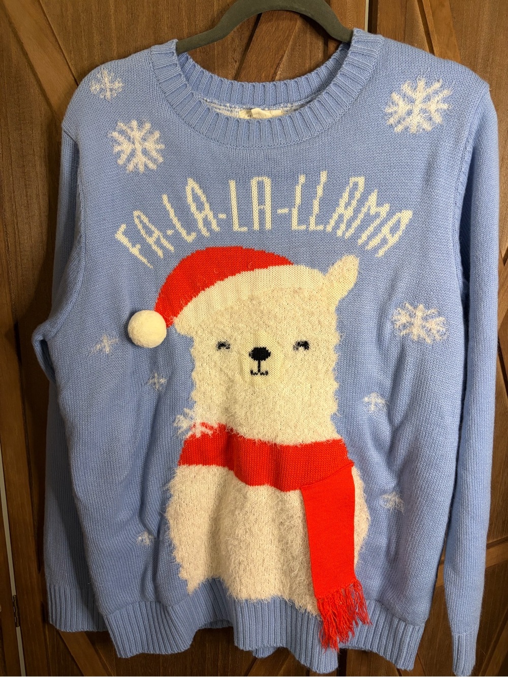 AEROPOSTALE "Fa-La-La-Llama" Holiday Christmas Sweater SIZE LARGE